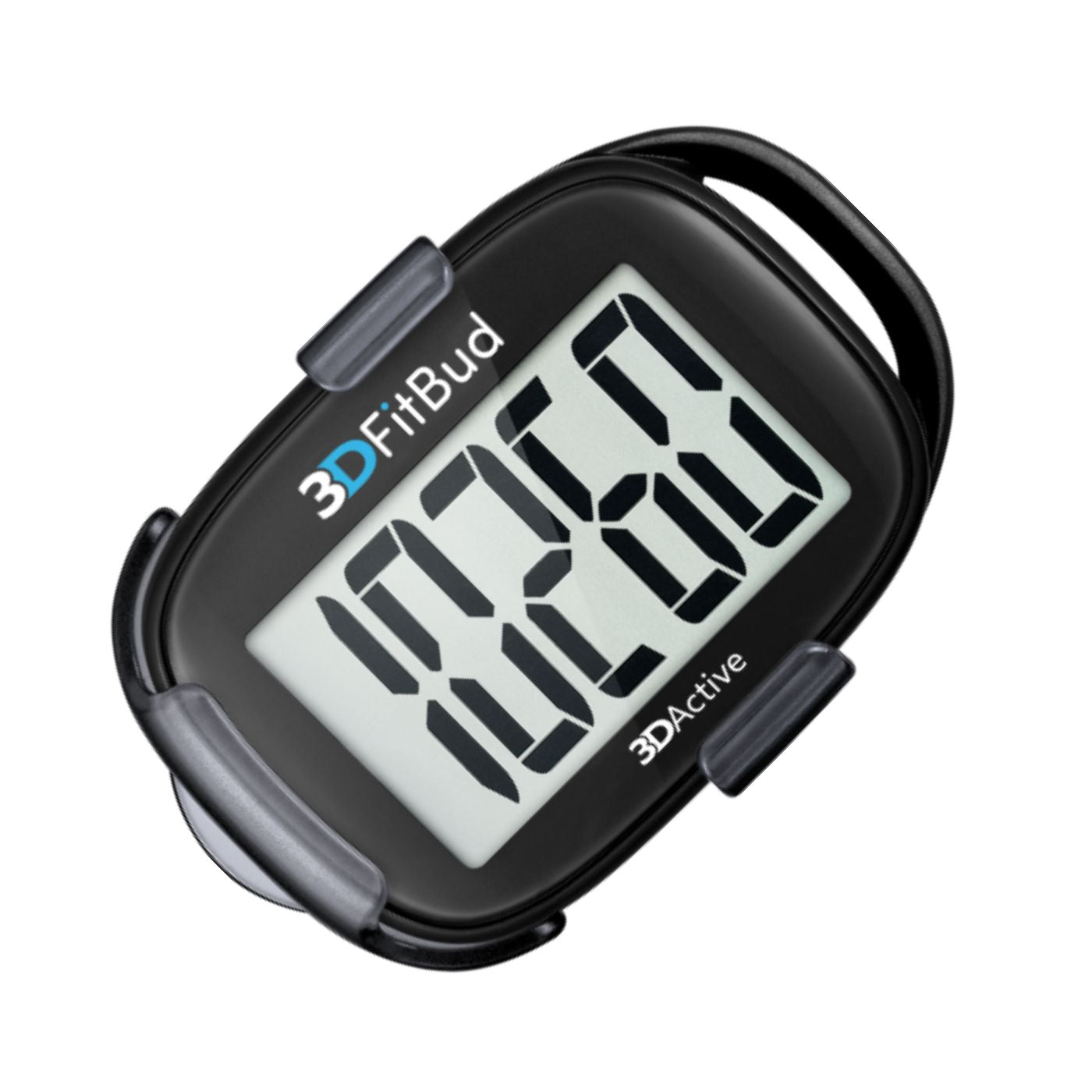 3dfitbud simple step counter black