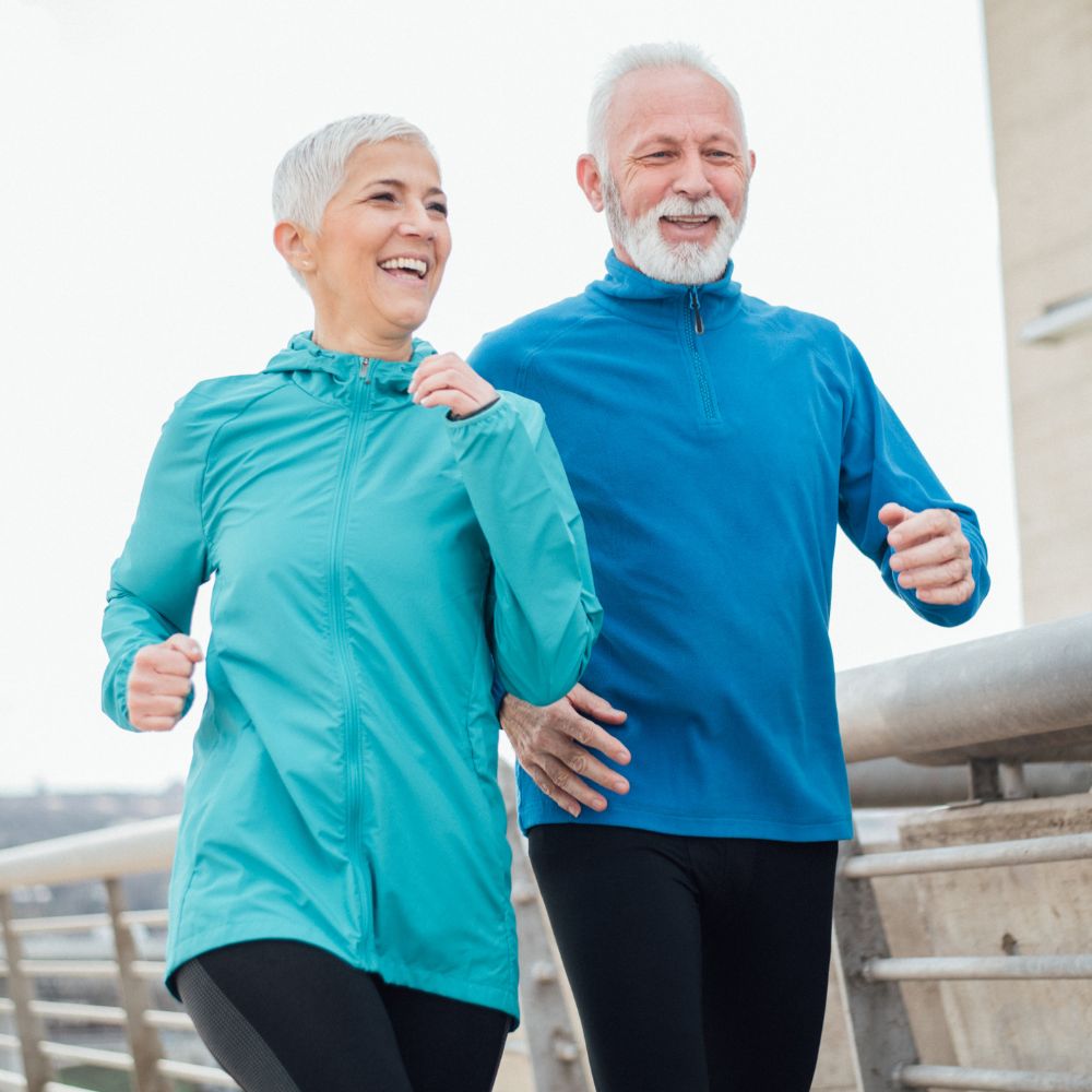 walking seniors keeping active