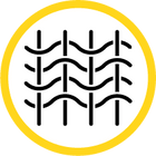 Icon of fabric fibers