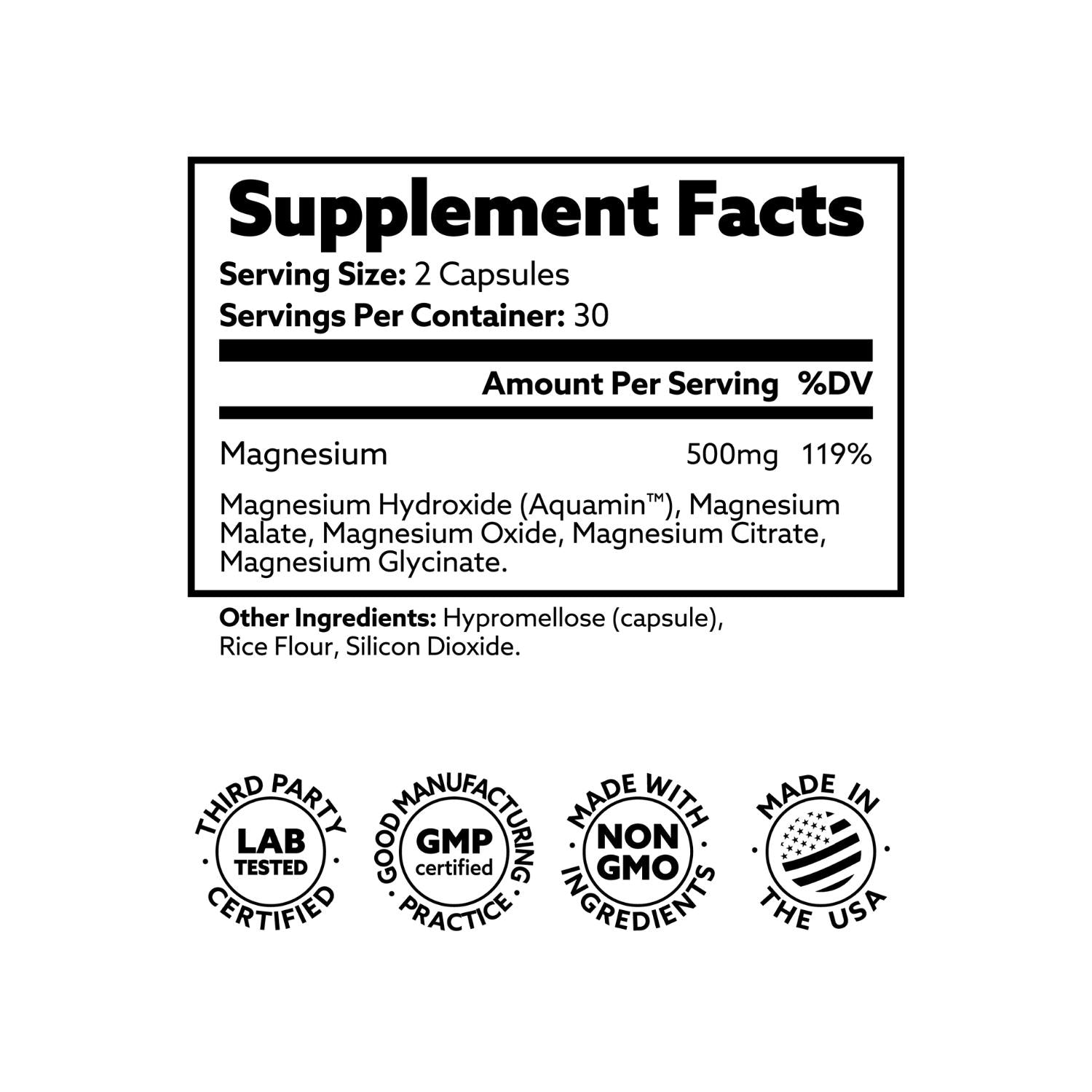 Magnesium Complex 500mg