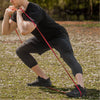 Man using a red resistance band