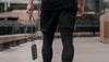 man walking outside with 3DActive Weighted Jump Rope in his hands 