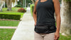 Woman in casual clothes wearing 3DActive Running Bag