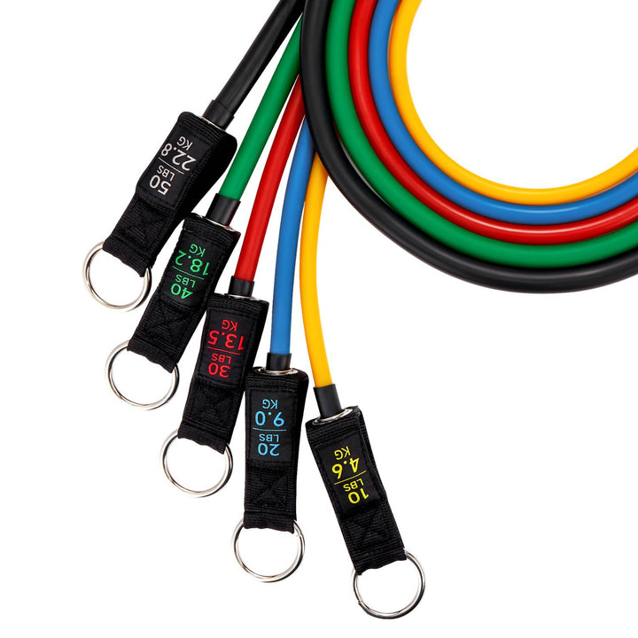 3DActive resistance bands come in multiple tension levels